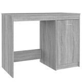 Vidaxl bureau 100x50x76 cm bewerkt hout grijs sonoma eikenkleurig
