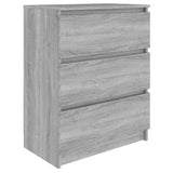 Vidaxl dressoir 60x35x76 cm bewerkt hout grijs sonoma eikenkleurig