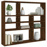 Vidaxl wandschap 90x16x78 cm bewerkt hout bruin eikenkleur