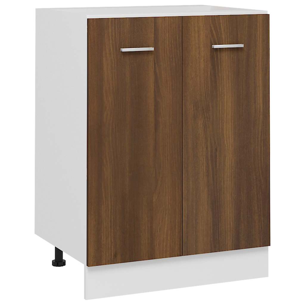 Vidaxl onderkast lyon 60x46x81,5 cm bewerkt hout bruin eikenkleur