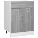 Vidaxl onderkast met lade lyon 60x46x81,5 cm bewerkt hout grijs sonoma