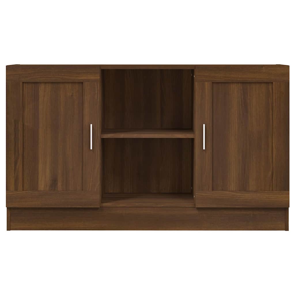 Vidaxl dressoir 120x30,5x70 cm bewerkt hout bruin eikenkleur