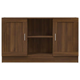 Vidaxl dressoir 120x30,5x70 cm bewerkt hout bruin eikenkleur
