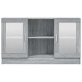 Vidaxl vitrinekast 120x30,5x70 cm bewerkt hout grijs sonoma eiken