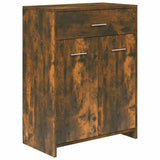 Vidaxl badkamerkast 60x33x80 cm bewerkt hout gerookt eikenkleurig