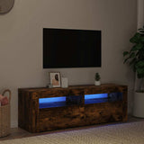 Vidaxl tv-meubel met led-verlichting 120x35x40 cm sonoma eikenkleurig