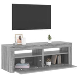 Vidaxl tv-meubel met led-verlichting 120x35x40 cm grijs sonoma eiken