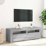 Vidaxl tv-meubel met led-verlichting 120x35x40 cm grijs sonoma eiken