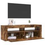Vidaxl tv-meubel met led-verlichting 120x35x40 cm sonoma eikenkleurig
