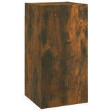 Vidaxl tv-meubel 30,5x30x60 cm bewerkt hout gerookt eikenkleurig