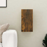Vidaxl tv-meubel 30,5x30x60 cm bewerkt hout gerookt eikenkleurig