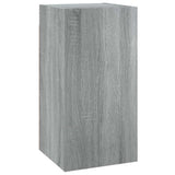 Vidaxl tv-meubel 30,5x30x60 cm bewerkt hout grijs sonoma eiken