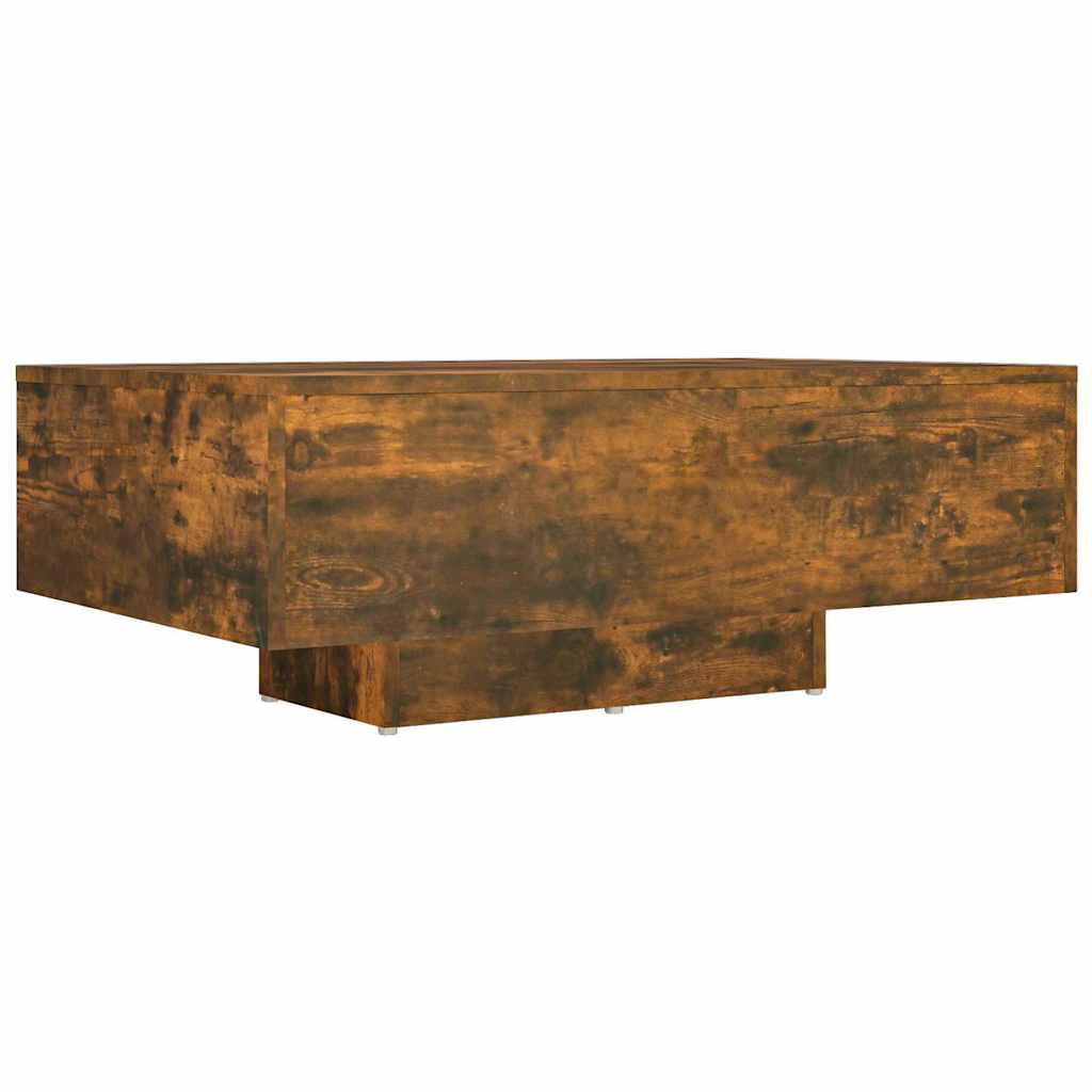 Vidaxl salontafel 85x55x31 cm bewerkt hout gerookt eikenkleurig