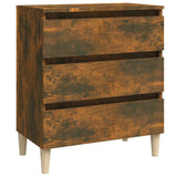 Vidaxl dressoir 60x35x69 cm bewerkt hout gerookt eikenkleurig