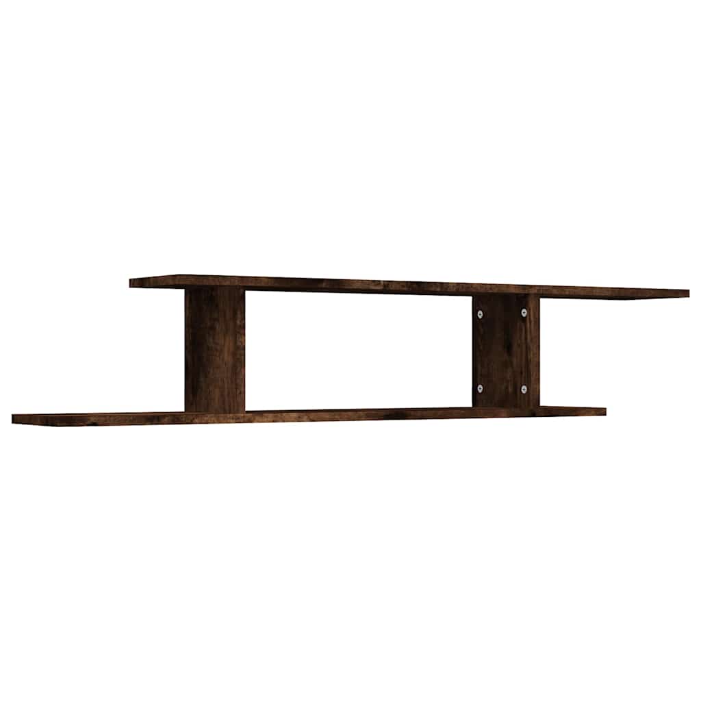 Vidaxl tv-wandschap 125x18x23 cm bewerkt hout gerookt eikenkleurig