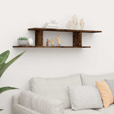 Vidaxl tv-wandschap 125x18x23 cm bewerkt hout gerookt eikenkleurig