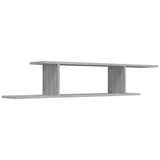 Vidaxl tv-wandschap 125x18x23 cm bewerkt hout grijs sonoma eikenkleur