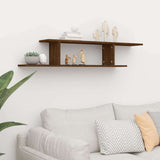 Vidaxl tv-wandschap 125x18x23 cm bewerkt hout bruin eikenkleur