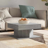 Vidaxl salontafel 57x57x30 cm bewerkt hout grijs sonoma eikenkleurig