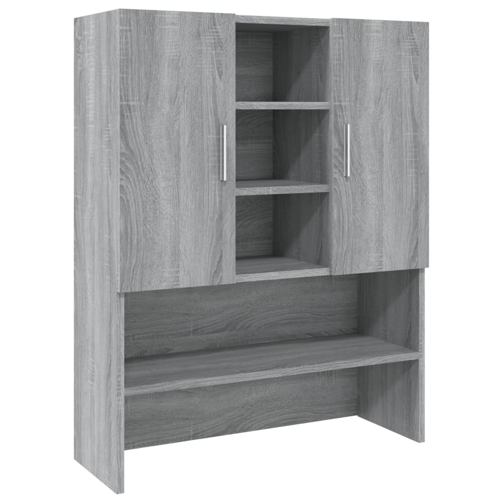 Vidaxl Washing Machine Counboard 70.5x25.5x90 cm Gray Sonoma Oak -Colored