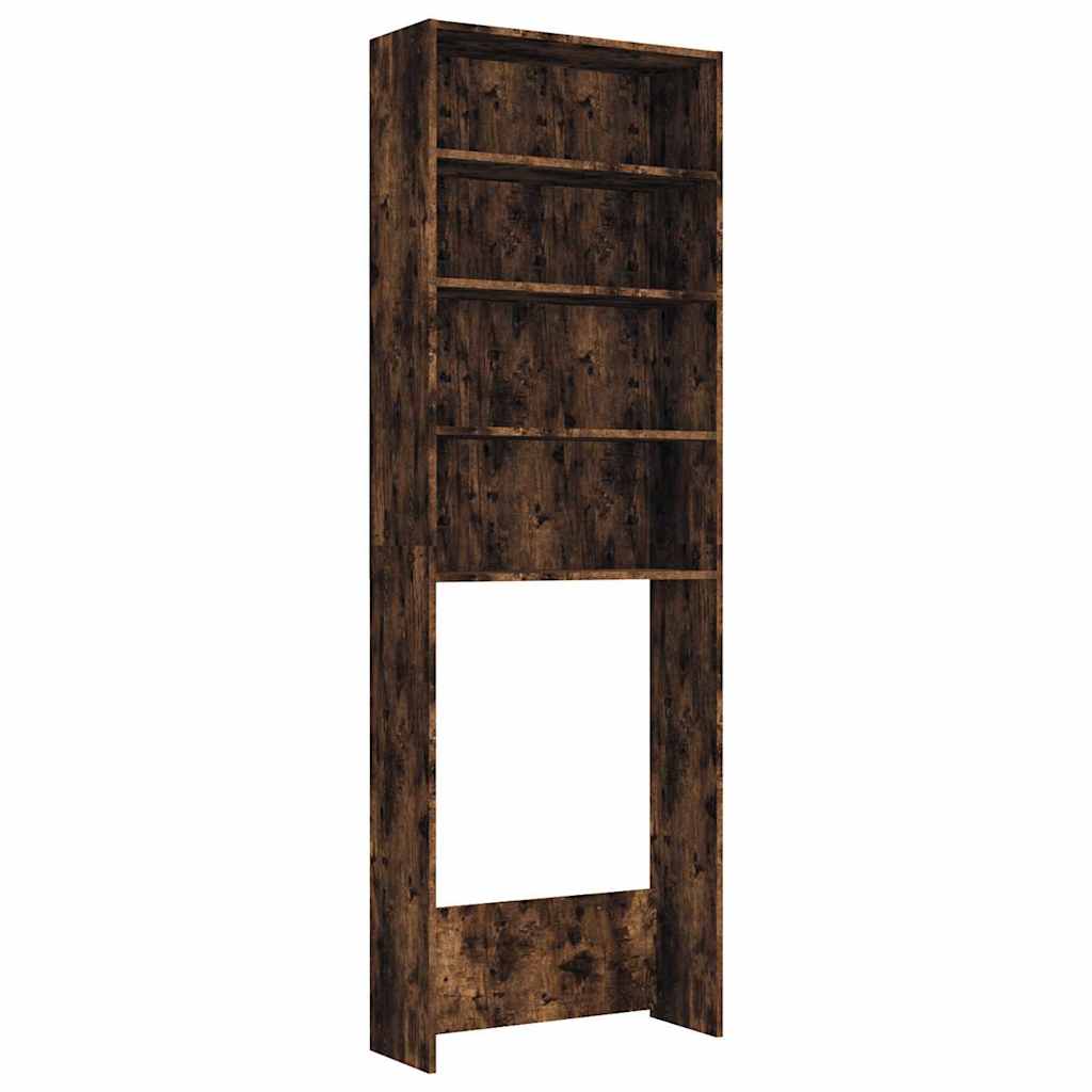 Vidaxx meuble lave-linge 64x24x190 cm chêne fumé