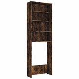Vidaxx meuble lave-linge 64x24x190 cm chêne fumé