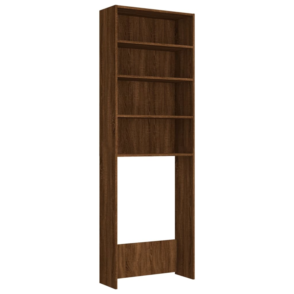Vidaxx meuble lave linge 64x24x190 cm coloris chêne marron