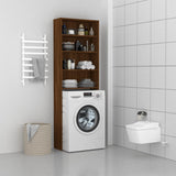 Vidaxx meuble lave linge 64x24x190 cm coloris chêne marron