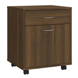Vidaxl rolkast 45x38x54 cm bewerkt hout bruin eikenkleur