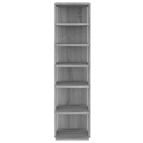 Rack à chaussures Vidaxl 27.5x27x102 cm en bois de bois de bois sonoma