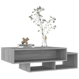 Vidaxl salontafel 105x55x32 cm bewerkt hout grijs sonoma eikenkleurig
