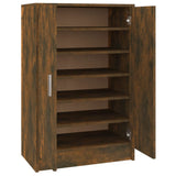 VidaXL shoe cabinet 60x35x92 cm processed wood smoked oak colored