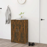 VidaXL shoe cabinet 60x35x92 cm processed wood smoked oak colored