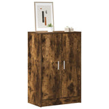 Vidaxx armoire à chaussures 60x35x92 cm bois traité, chêne fumé