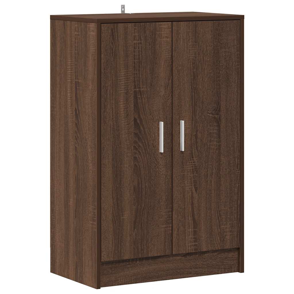 Vidaxx armoire à chaussures 60x35x92 cm bois fini couleur chêne marron