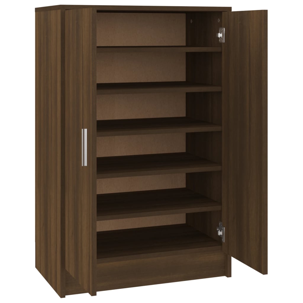 Vidaxl Schong Cabinet 60x33x92 cm geschnidden Holzbrong Faarm Faarf