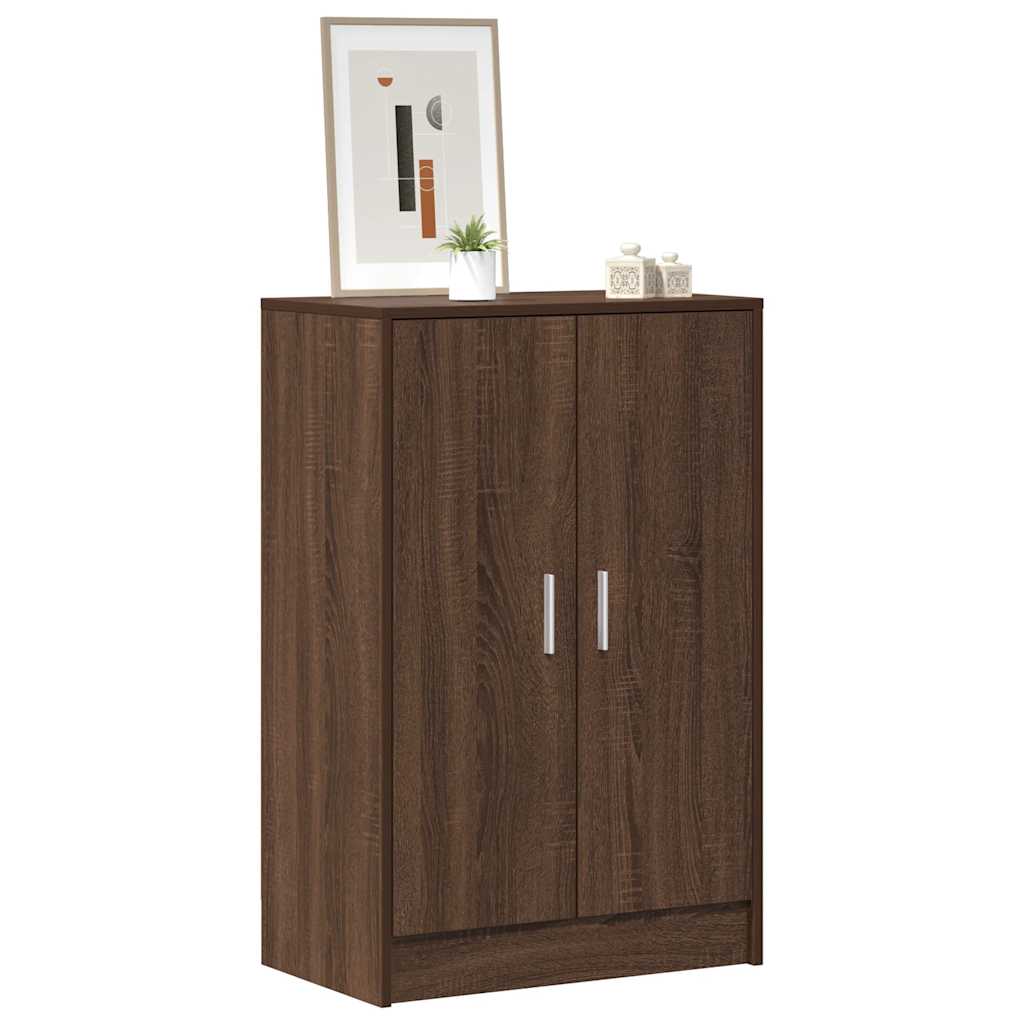Vidaxx armoire à chaussures 60x35x92 cm bois fini couleur chêne marron