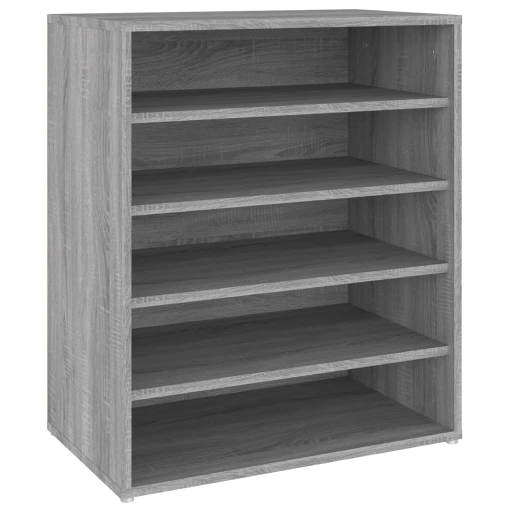 VIDAXL -Schuhschrank 60x35x70 cm Propertiertes Holzgrau Sonoma Eiche gefärbt