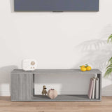 Vidaxl tv-meubel 100x24x32 cm bewerkt hout grijs sonoma eikenkleurig