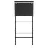 Rack de stockage Vidaxl pour la machine à laver Boven 2 couches 71x29.5x170,5 cm noir