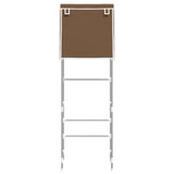 Vidaxl Tobetrek 2 couches 56x30x170 cm en fer noir brun