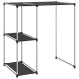 Rack de stockage Vidaxl pour la machine à laver ci-dessus 87x55x90,5 cm de fer noir
