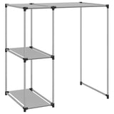 Rack de stockage Vidaxl pour la machine à laver ci-dessus 87x55x90,5 cm Grey de fer