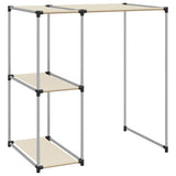 Rack de rangement Vidaxl pour la machine à laver Boven 87x55x90,5 cm Crème de fer -colore