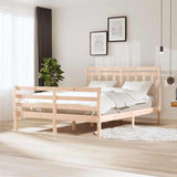 Vidaxl bedframe massief hout 150x200 cm