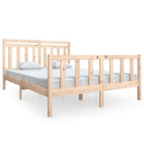 Vidaxl bedframe massief hout 150x200 cm