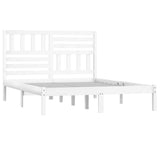 Vidaxl bedframe massief grenenhout wit 140x200 cm