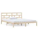 Vidaxl bedframe massief hout 135x190 cm