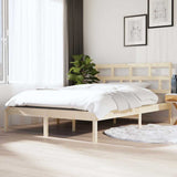 Vidaxl bedframe massief hout 135x190 cm
