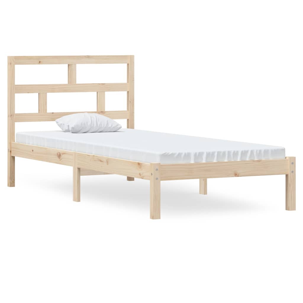 Vidaxl bedframe massief grenenhout 90x200 cm